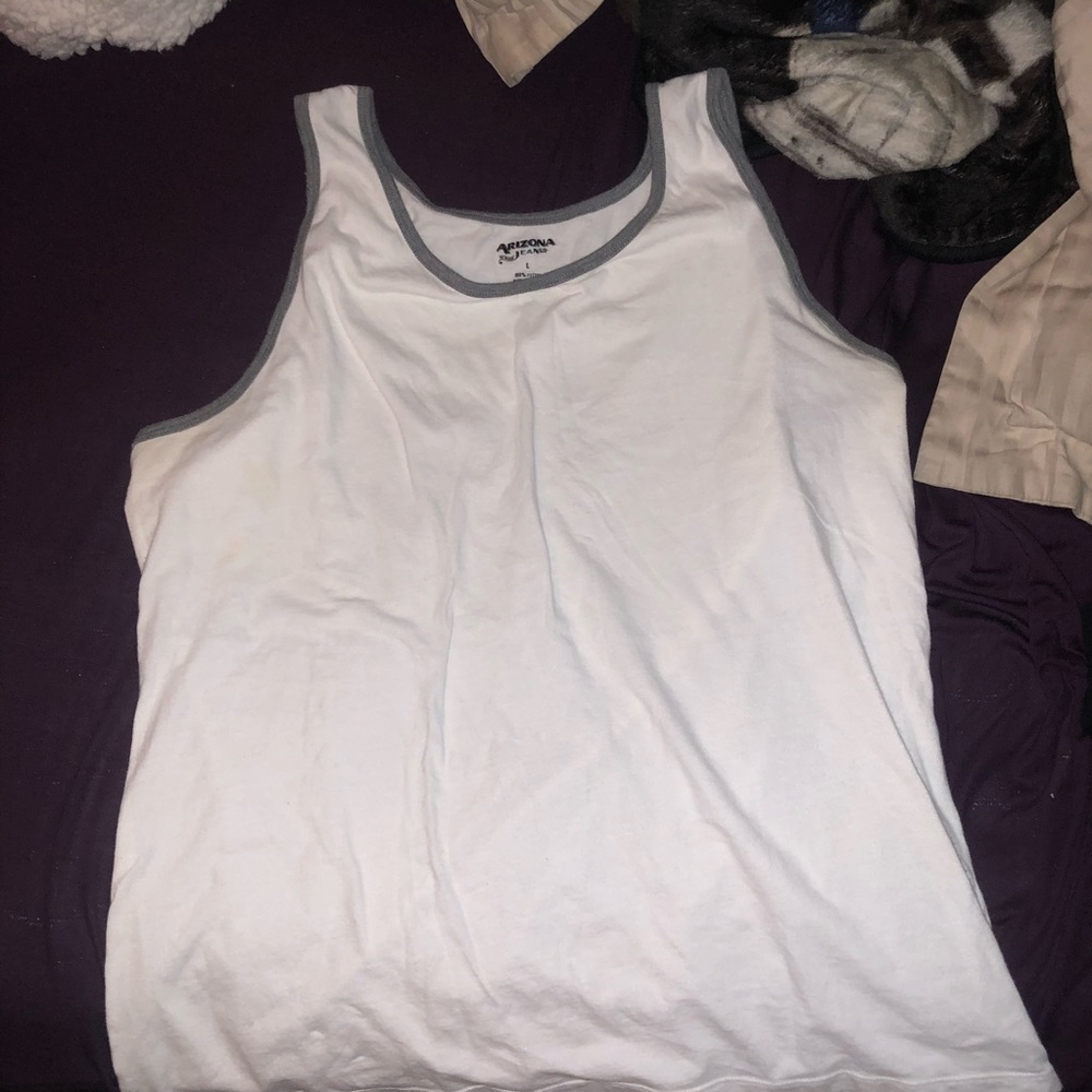 White tank top